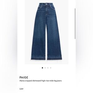 PAIGE Anessa Undone Distressed Hem, Size 29